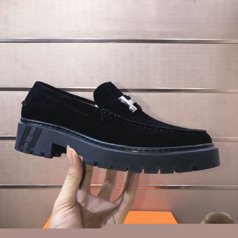 H**mes leather shoes